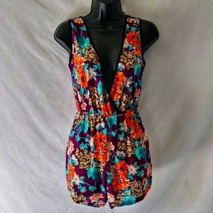 Cute Floral Romper Size XL